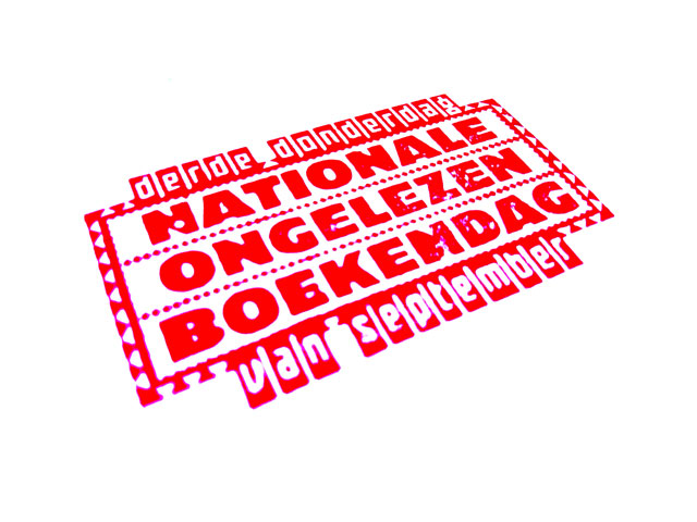 Nationale Ongelezen Boekendag stempel 4