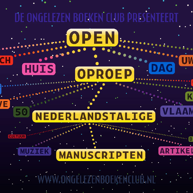Open Oproep Ongelezen Boeken Club aankondiging